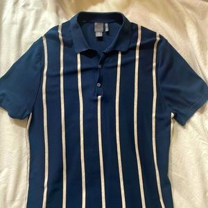Short sleeve striped polo